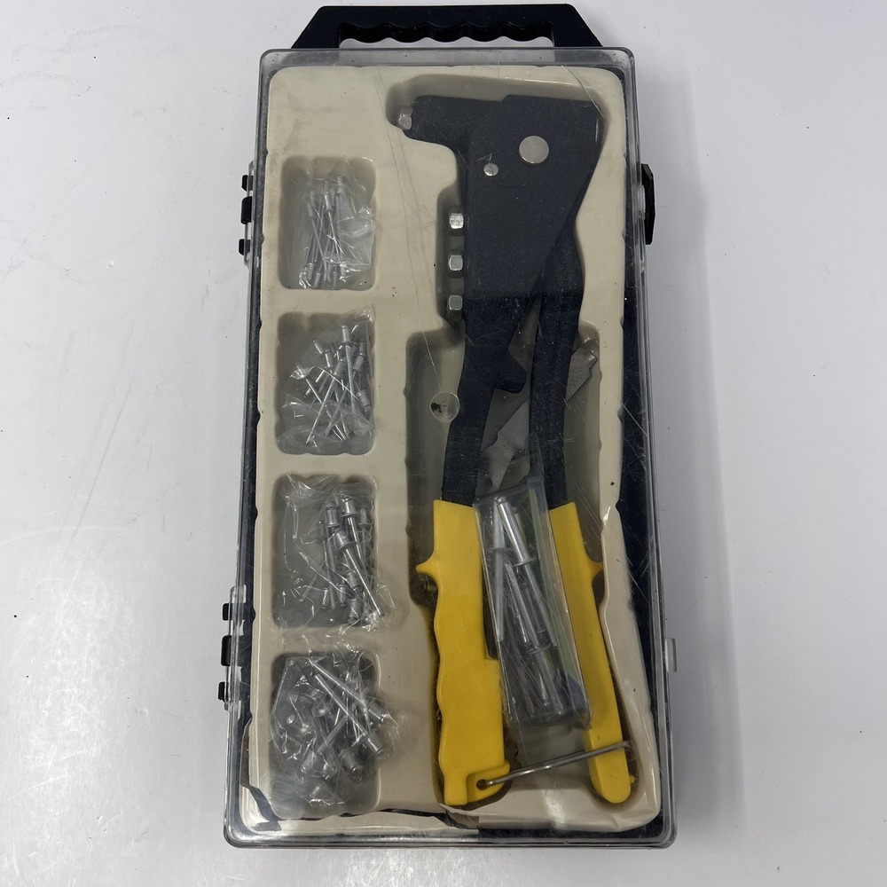 PERFORMANCE TOOL W2017C Hand Riveter Set - Rivet Set with Rivets Works Great - Picture 4 of 16